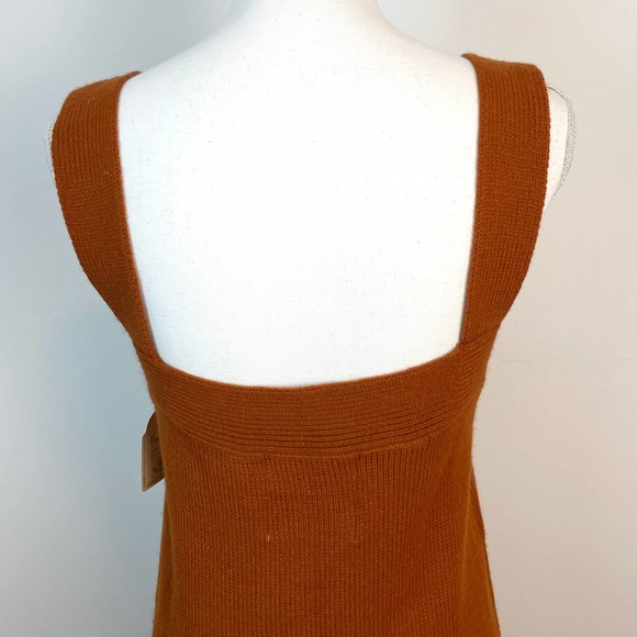 Energie Sleeveless Sweater Dress In Orange Size Medium NWT - Picture 7 of 10